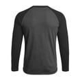 thumbnail image 6 of Hvogkswy Mens T-Shirts Color Block Crew Neck Long Sleeve T-Shirt Soft Lightweight Fall Casual Pullover Top, Size S-3XL, 6 of 7