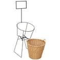 thumbnail image 3 of HUBERT Single Natural Wicker Basket Display Set - 17"L x 18"W x 51"H, 3 of 5