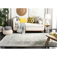 thumbnail image 4 of SAFAVIEH Evoke Ronald Bordered Area Rug, Gray/Ivory, 5'3" x 7'6", 4 of 12