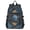 Abstract Moon Blue Geometric, variant on 14" Laptop Backpack Waterproof Airline Approved Stylish Casual Daypack for Travel Business College Work, Lift Tree and Moon