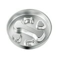 thumbnail image 1 of Slow Feeder Dog Bowl Large Stainless Steel Double Layer Design Base For Medium And Large Breed, 1 of 4