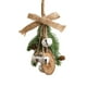 thumbnail image 2 of Campanas Navideñas Pequeñas, Cordeles, Lazos, Piñas, Ramas de Pino, Rodajas de Madera, Adornos para Árbol de Navidad, Decoración, Escena, Suministros para Montar., 2 of 6