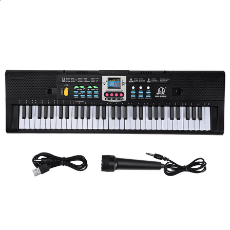 61 Keys Electronic Piano Digital Music Electronic Keyboard Musical Instrument Gift wit_wm25
