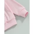 thumbnail image 7 of Bagilaanoe Toddler Baby Girl Boy Casual Sweatshirt Long Sleeve Letter Print Pullover 6M 12M 18M 24M 3T Kids Fall Loose Tee Tops, 7 of 7