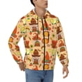 thumbnail image 4 of Zip Up Hoodies for Men - Autumn Gnomes Long Sleeve Comfrt Men'S Fashion Hoodies & Sweatshirts, Jackets for Men Hoodies Pullover Clothing Clothes with Pouch, 4 of 5