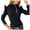 Black, variant on Vedolay Long Sleeve T Shirts for Women Long Sleeve V-Neck Fall Tops Loose Beach Blouses Khaki,M