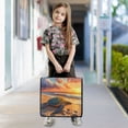 thumbnail image 4 of 3 Ring Zipper Binder with Shoulder Strap Waterproof Trapper Keeper 2 Inch D-Ring 500 Sheets Capacity Turtle Beach Sunset, 4 of 8