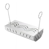 2Pack Stainless Steel Chip Smoker Box with Hinged Lid,Wood Chip Smoked to Add A Smoky Flavor