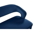 thumbnail image 4 of Meridian Furniture Destiny Navy Velvet Bench, 4 of 7