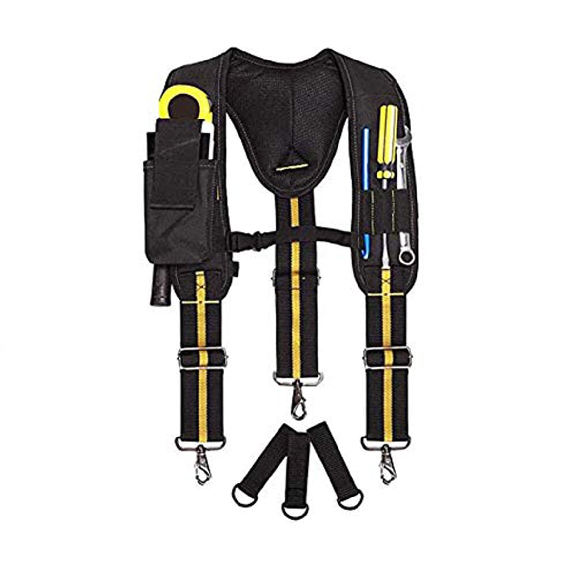Tool Belt Suspender Adjustable Heavy Duty Work Belt Harness Padded ...
