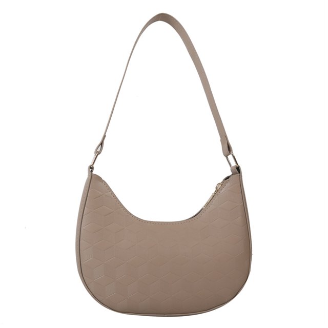 Bolsa Rhombic Lattice Commute Bag Casual Crescent Bag Temperamento exquisito para viajes Ehuebsd Para Estrenar
