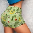 thumbnail image 4 of Balery Cute Dinosaurs Cartoon Pantalones cortos de entrenamiento estampados para mujer, sin costuras, ajustados, para gimnasio, yoga, correr, deportes, ejercicio activo, fitness.-X-Large, 4 of 8