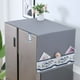 thumbnail image 1 of Nvzi 1 pieza cubierta antipolvo para refrigerador de doble puerta cubierta de tela para puerta simple lavadora horno microondas a prueba de aceite cubierta antipolvo impermeable 170 * 60 cm (gris), 1 of 3