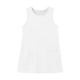 thumbnail image 4 of Vividxx Girls Dress Sleeveless Solid Color Dresses For Toddler Lightweight Cozy For Warm Weather 4-5 Years, 4 of 4