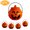 5PC-YZ42, variant on 5PC Halloween Pumpkin Bucket With LED Candle Light Portable O Candy Pail For Kids Party Decor halloween decorations