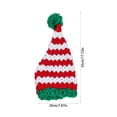thumbnail image 3 of Ganfancp Terciopelo Grueso Bordado Sombrero de Navidad Adulto Santa Claus Sombrero Holiday Dress Up Regalos Ofertas Del Día Gorro de Navidad X1, 3 of 6