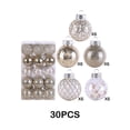 thumbnail image 3 of Toystoory Adornos de árbol de 30 piezas, novedad, amplia aplicación, decoración navideña no tóxica, no es fácil de deformar Kits de decoración para fiestas Oro1, 3 of 6