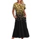 thumbnail image 1 of Vestido de Manga Corta para Mujeres Vestido de Verano de Cuello Redondo Impreso, Poliéster de Tamaño Verdadero Diario Y Vestido de Fiesta, 1 of 5