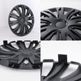 thumbnail image 6 of 17" Black Hubcaps/Wheel Covers for Most Cars,Set of 4 Snap on Car Truck SUV Hub Cap,ABS Material, 6 of 8