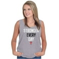 thumbnail image 4 of Stronger Every Day Religious Christian Tank Top T Shirts Men Women Brisco Brands S, 4 of 6