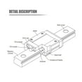 thumbnail image 4 of 1 Pce Rail Linéaire Miniature 100-1000 mm + Bloc Coulissant pour Pièces CNC, Durable, 4 of 4