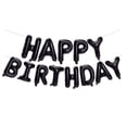 thumbnail image 1 of Pancarta con globos de cumpleaños PIGETALE, color negro, 40 cm, 1 of 7