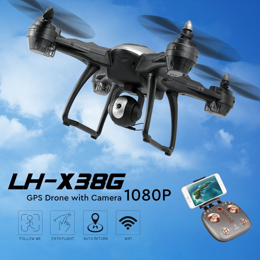 LH-X38G GPS Drone with Camera 1080P WiFi FPV Drone Auto Following Altitude H3P2 