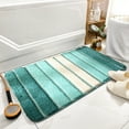 thumbnail image 5 of Non-Slip Bath Mat, 50x80cm, Nylon Spandex, Super Absorbent, Quick Drying, Gray/Green/Purple for Bathroom & Entrance, 5 of 5