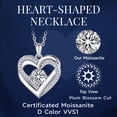 thumbnail image 6 of MomentWish 1 Carat Round Cut Moissanite Necklace for Women S925 Sterling Silver Anniversaries Mother's Day Gifts for Mom Wife, 6 of 9