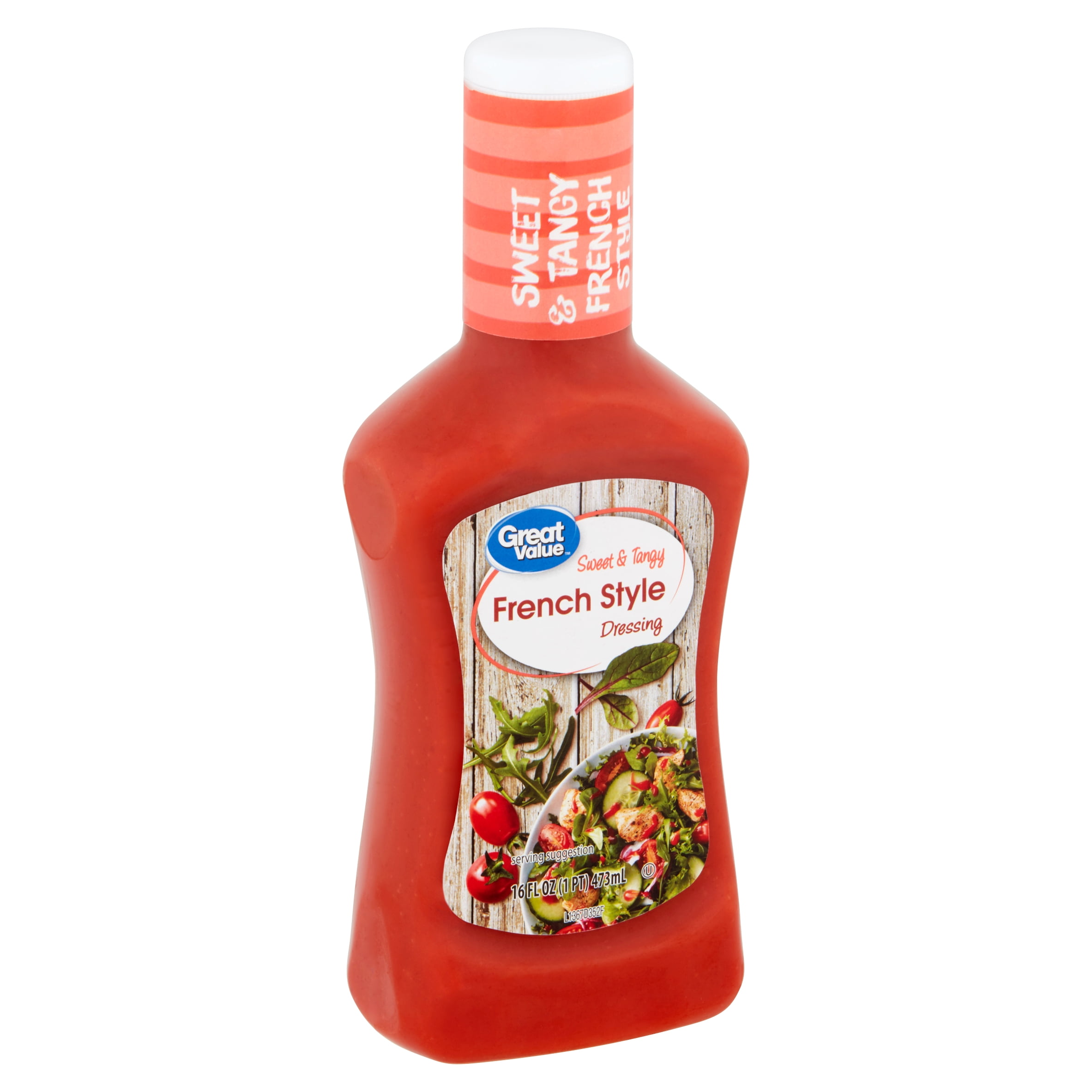 Great Value Sweet &amp; Tangy French Style Dressing, 16 fl oz - Walmart.com ...