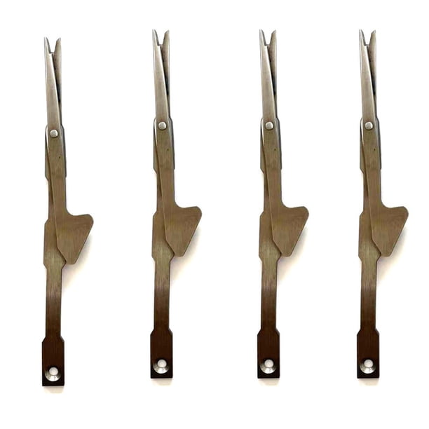 4X Tijeras de Corte para Tejer Alfombras EléCtricas Tijeras de Corte de Pelo y Tijera de Pelo de Bucle para MáQuinas EléCtricas de Mechones de Alfombras