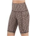 thumbnail image 2 of LEKWK Short Leggings for Women High Waist Side Pockets Tummy Control Gym Leggings Stretchy Yoga Workout Leggings Compression Running Athletic Gear, 2 of 7