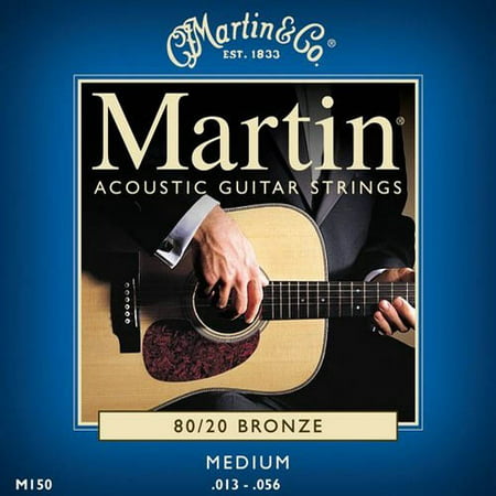 Martin Acoustic Guitar Strings Bronze Medium (Best Acoustic Strings For Country Music)