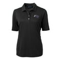thumbnail image 2 of Women's Cutter & Buck Black Stephen F Austin Lumberjacks Team Virtue Eco Pique Recycled Polo, 2 of 3