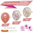 thumbnail image 2 of 60 globos decorativos de oro rosa. Ormromra HMHZ475-2, 2 of 6