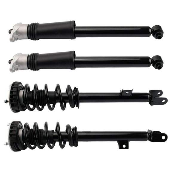 TRQ Front and Rear Complete Strut Assembly & Shock Absorber Kit Complete Strut & Coil Spring Assembly Fits Select 2009-2014 Hyundai Genesis