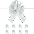 thumbnail image 6 of CCOCC 10 PCS Large Pull Bow Gift Wrapping Bows,Pull Bow with Ribbon for Wedding Gift Baskets,Party Gift Wrap Bows,Presents Decorating Bows, 6 of 7