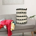 thumbnail image 5 of Holloyiver Laundry Hamper, Large Canvas Fabric Lightweight Storage Basket Toy Organizer Dirty Clothes Collapsible Waterproof for College Dorms, Children Bedroom, Bathroom, 5 of 6