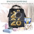 thumbnail image 5 of Hirioo Happy New Year 2026 for Mummy Diaper Bag Backpack Diaper Bag Backpack for Moms and Dads Unisex Shoulder Bags Travel Hiking Outdoor Pack, 5 of 6