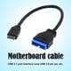 thumbnail image 5 of Cable Extensión USB3.1 Del Encabezado Panel Frontal USB3.0 20 Pines para Placa Base, 5 of 5