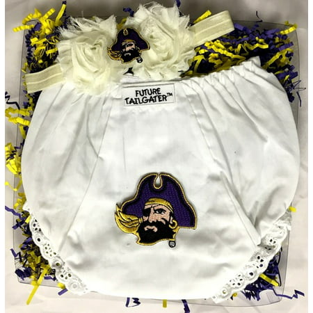 East Carolina Pirate Top to Bottom Baby Gift Set