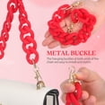 thumbnail image 3 of unbranded Bag Short Chain Strap Bag Chain Red Plastic For Diy Projects 1Pack, 3 of 7