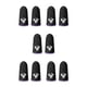 thumbnail image 2 of Guantes Sensibles Inteprter 10 Piezas Gaming Fingertip Tejido Transpirable Antihuellas Portátiles Púrpura Tipo 2, 2 of 6