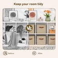thumbnail image 6 of GRANNY SAYS Storage Cube Organizer, 11 Inch Cube Storage Bins, Fabric Storage Bins for Cube Shelf & Closet, 6-Pack, Khaki, 6 of 7