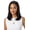 1 - JET BLACK, variant on Outre Quick Weave Eliette Half Wig 16" Wigs / Color: 1B - OFF BLACK