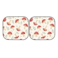 thumbnail image 7 of Haiem Cartoon Flat Mushrooms Windshield Sun Shade: Universal Foldable 2-Piece Car Front Window Sunshade - Blocks Uv Rays, And Reduces Heat,Essential Car Accessory Large, 7 of 7