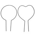 thumbnail image 4 of Keenso 2Pcs/set Vine Plant Support Wire Iron Garden Trellis Potted Climbing Plants Rack, 4 of 8