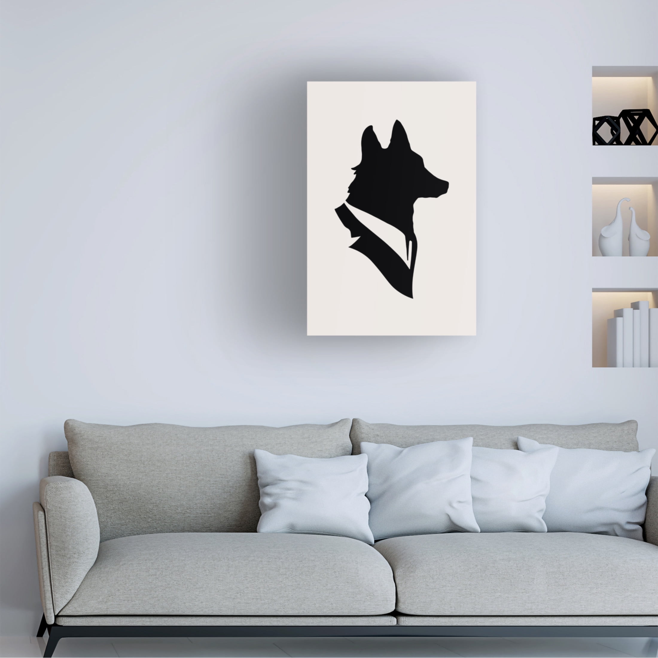 Trademark Fine Art Florent Bodart  Monsieur Renard Canvas Wall Art