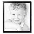 thumbnail image 2 of ArtToFrames 20" x 22" Satin Black Picture Frame, 20x22 inch Black Wood Poster Frame (WOM-1451), 2 of 8