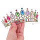thumbnail image 5 of BRIGHTFUFU Tiaras Nupciales Con De Cristal Para Y Fiestas Con Estilo Clásico Y Moderno, 5 of 6